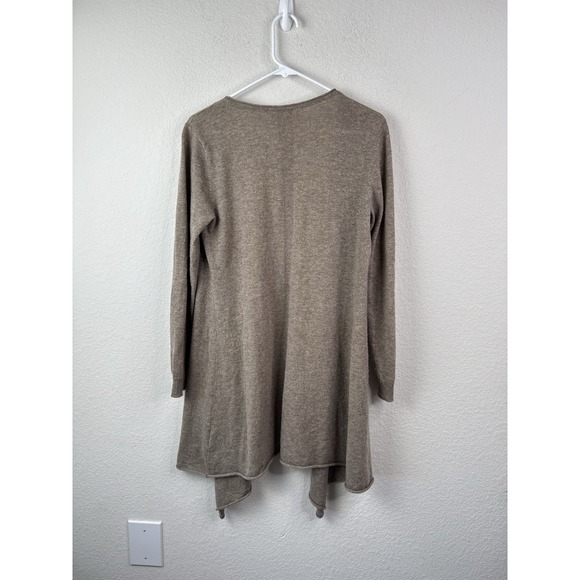 Soft Surroundings 100% Cashmere Open Front Drape Cardigan Women's S Quiet Luxury - Picture 5 of 5